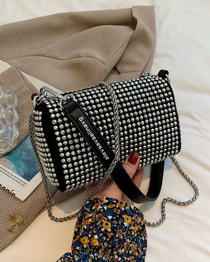 Fancy Rhinestone Bag | New Arrival Tide Fashion Underarm Bag & Full Diamond Crystal Handbag (Female Summer Crossbody)