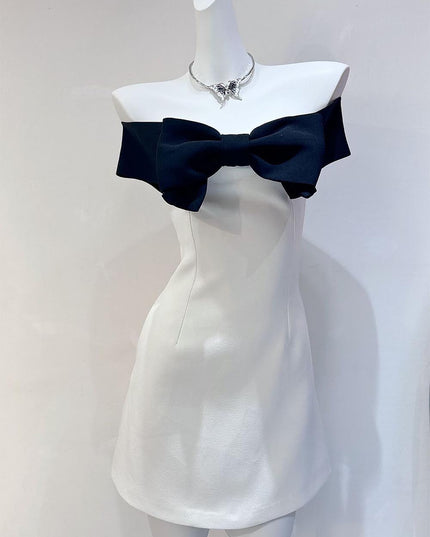 Off-Shoulder Margot Dress with Bow Detail | ZAKAPOP