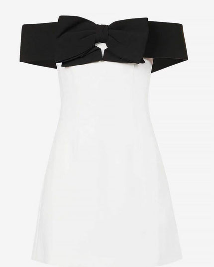 Off-Shoulder Margot Dress with Bow Detail | ZAKAPOP
