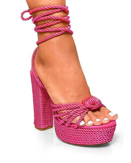 Renee- Rope Stack Heels