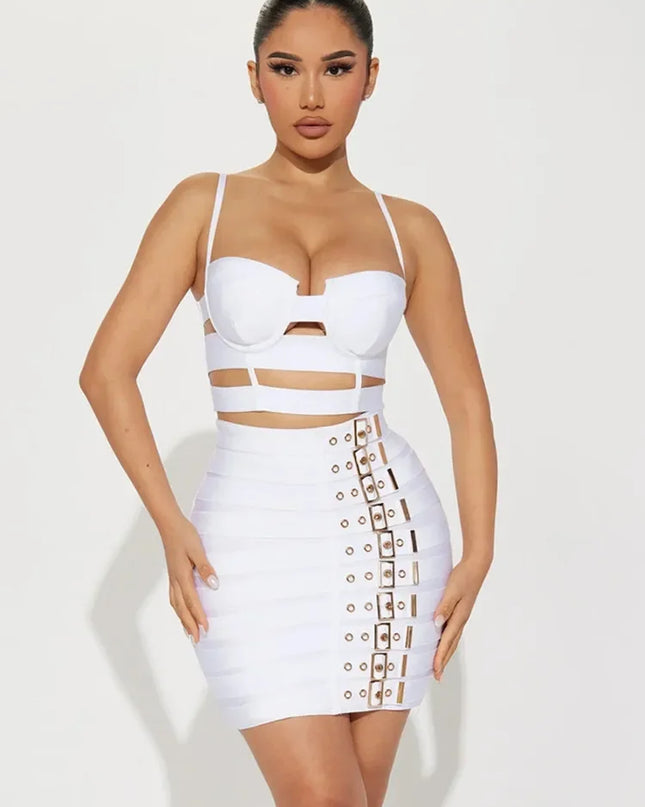 Vegas Bodycon Skirt Set
