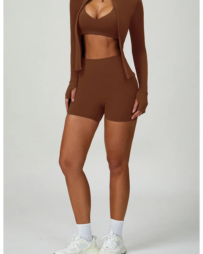 2/3-Piece Activewear Set – Sports Bra & High Waist Leggings Caethelstore.com