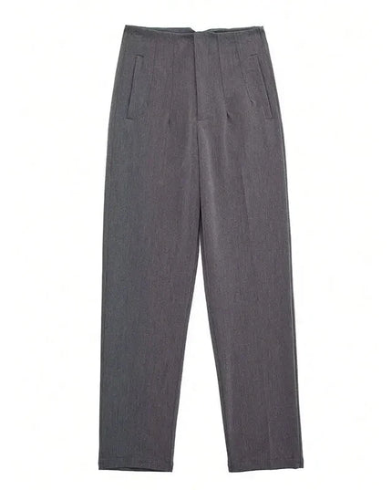 Women’s High Waist Slim Trousers