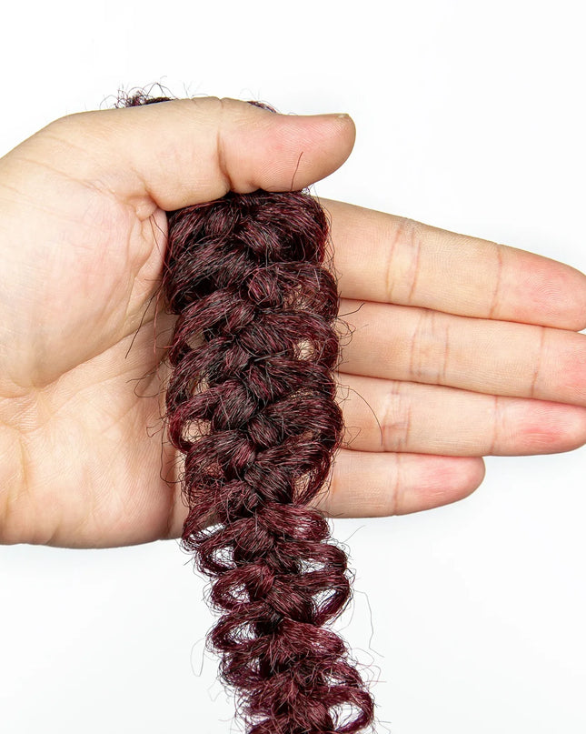 1B/30 Dark Brown Synthetic Lace Frontal Dutch Box Braided Wigs for Black Women Fishtail Braids Wigs with Baby Hair Cornrow Wigs Caethelstore.com