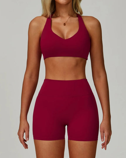 2/3-Piece Activewear Set – Sports Bra & High Waist Leggings Caethelstore.com