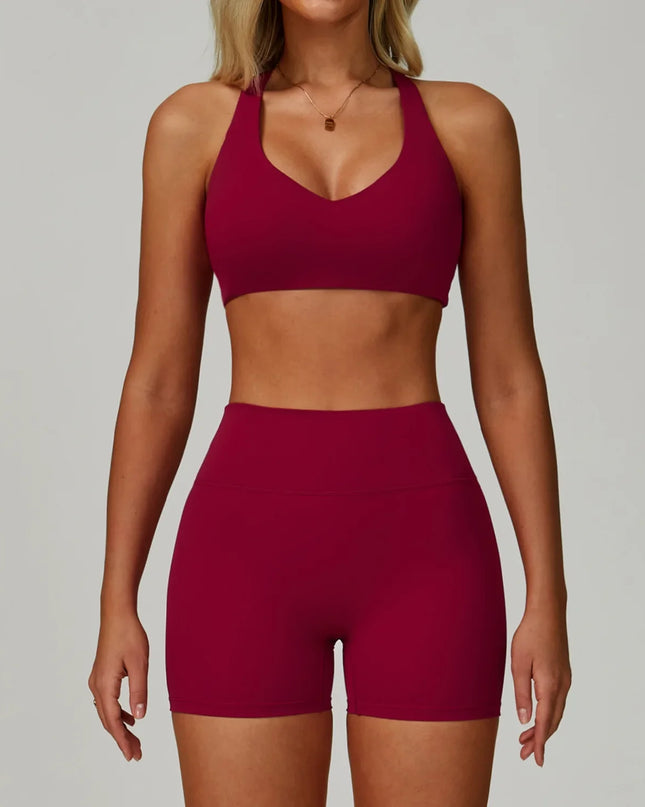 2/3-Piece Activewear Set – Sports Bra & High Waist Leggings Caethelstore.com