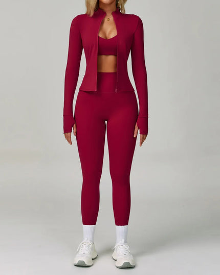 2/3-Piece Activewear Set – Sports Bra & High Waist Leggings Caethelstore.com