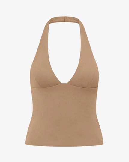 Woman Top Gym Impact Halter Top