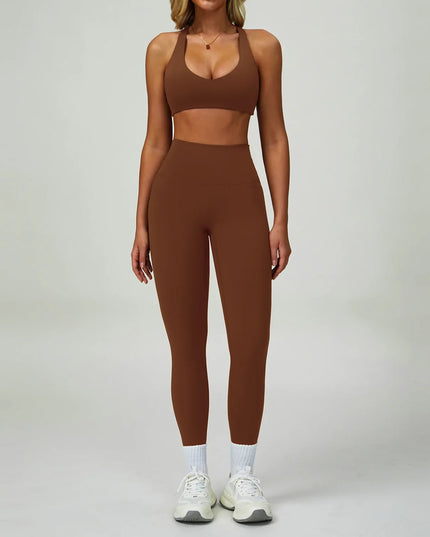 2/3-Piece Activewear Set – Sports Bra & High Waist Leggings Caethelstore.com