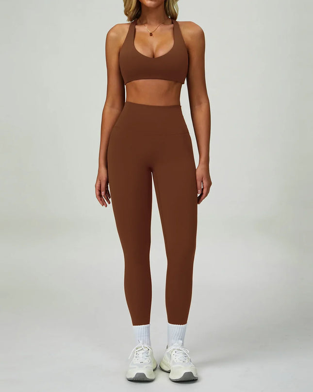 2/3-Piece Activewear Set – Sports Bra & High Waist Leggings Caethelstore.com