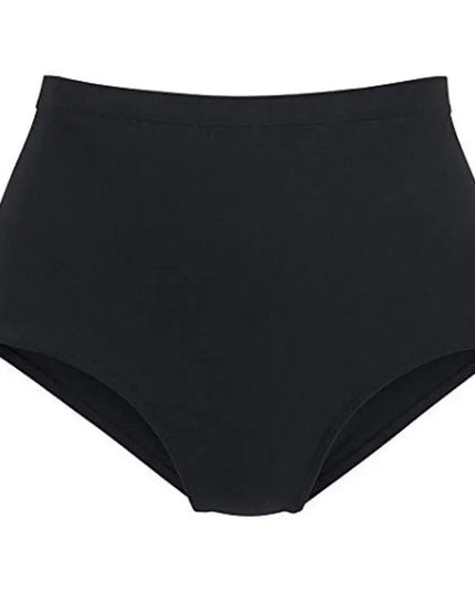 Floral High-Waist Bikini Shorts - Plus Size Swimwear