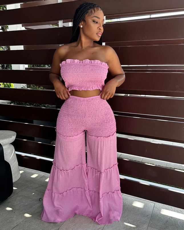 Such a Flare Two-Piece Pants Set