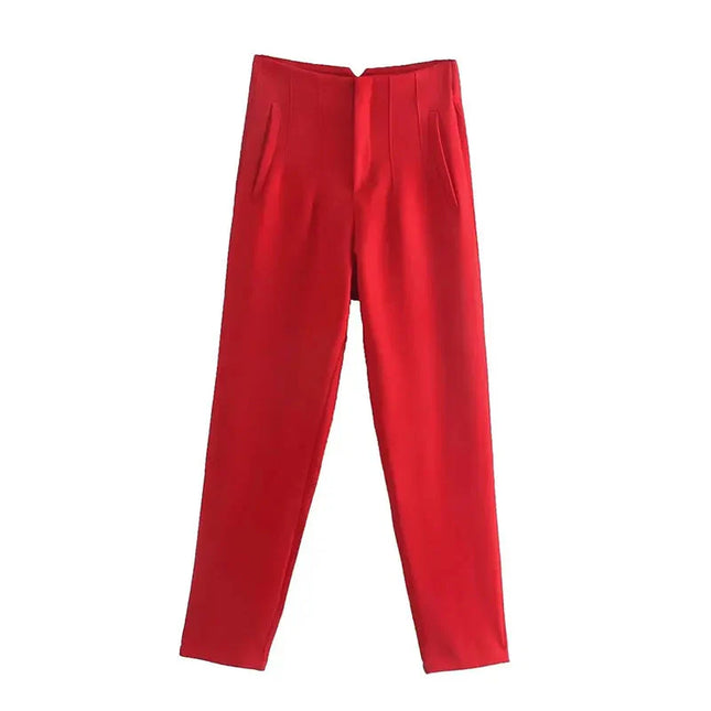 Women’s High Waist Slim Trousers FitiqueFit