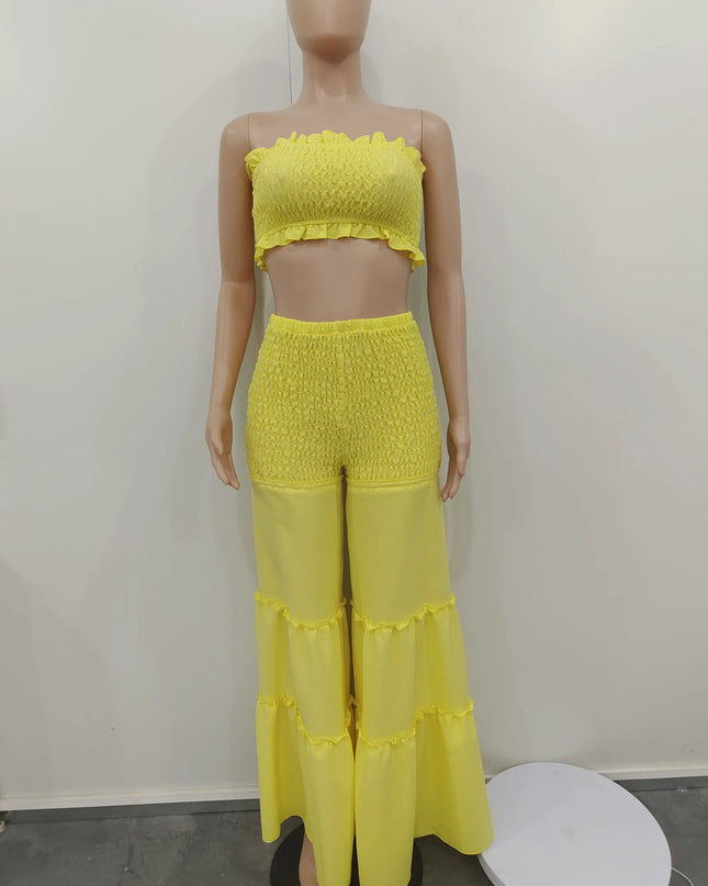 Such a Flare Two-Piece Pants Set