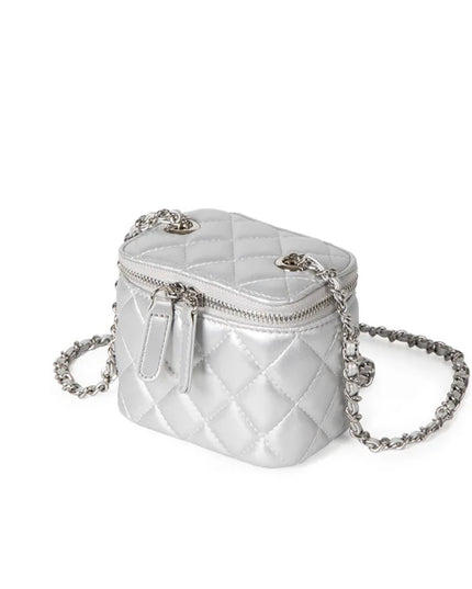 Mini Denim Crossbody Bags for Women | Lingge Chains Shoulder Bag & Fashion Brands Box Bag (Lipstick Coins Purses & Handbags)