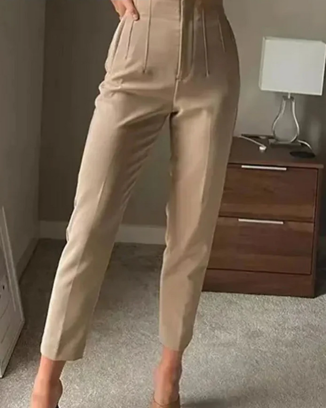 Women’s High Waist Slim Trousers FitiqueFit