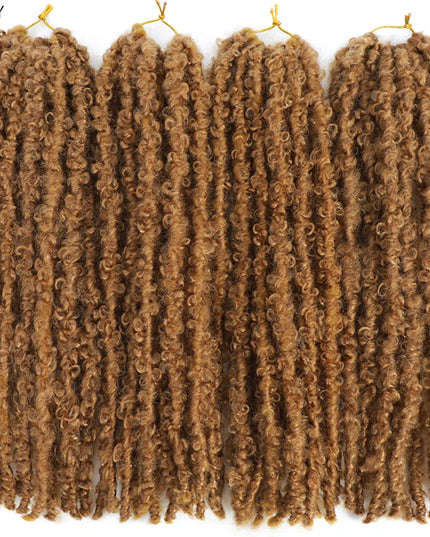 14 12 inch Butterfly Faux Locs Crochet Hair Braids Pre looped Distressed Goddess Butterfly Soft Locs Crochets Braids Cheveux Lok Caethelstore.com