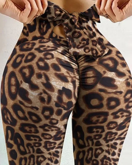 High Waist Sexy Butterfly Printed Leggings Bowknot Yoga Pants Bow Bandage Tights Women Butt Lift Exercise Fitness Yoga Leggings Urban Fashion Icon