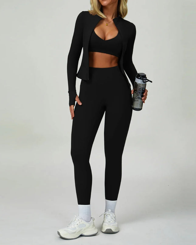 2/3-Piece Activewear Set – Sports Bra & High Waist Leggings Caethelstore.com