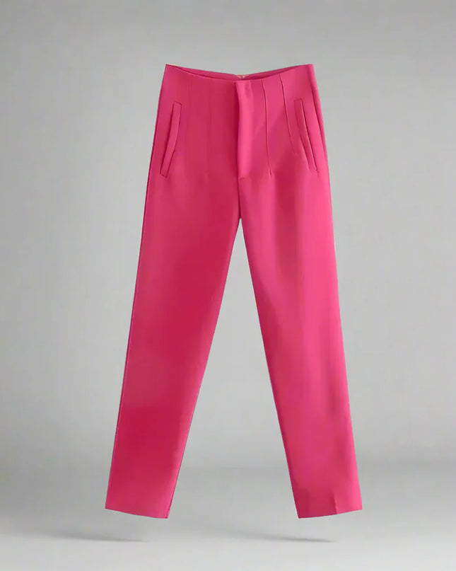 Women’s High Waist Slim Trousers FitiqueFit