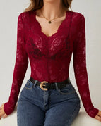 wine red / M