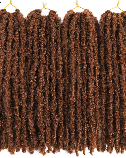 14 12 inch Butterfly Faux Locs Crochet Hair Braids Pre looped Distressed Goddess Butterfly Soft Locs Crochets Braids Cheveux Lok Caethelstore.com