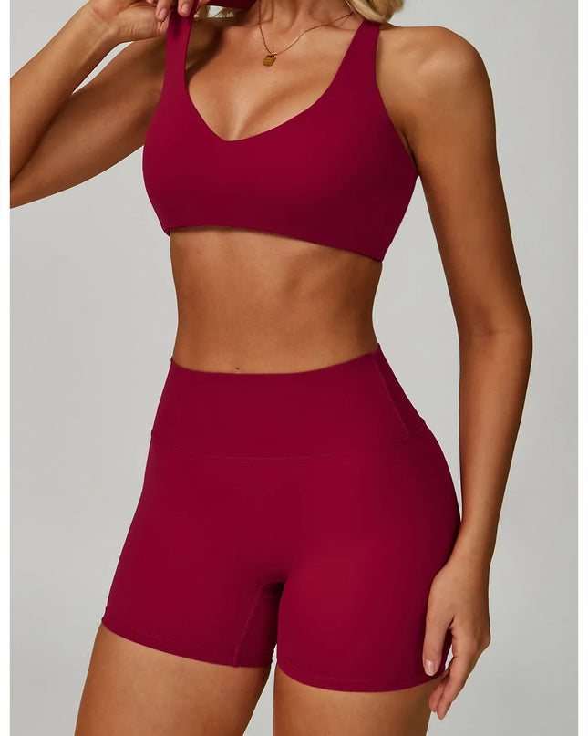 2/3-Piece Activewear Set – Sports Bra & High Waist Leggings Caethelstore.com