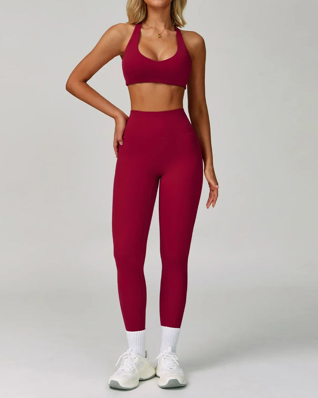 2/3-Piece Activewear Set – Sports Bra & High Waist Leggings Caethelstore.com