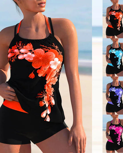 Red Blossom Bikini Set: S-6XL Beachwear Collection