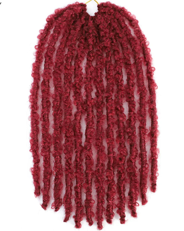 14 12 inch Butterfly Faux Locs Crochet Hair Braids Pre looped Distressed Goddess Butterfly Soft Locs Crochets Braids Cheveux Lok Caethelstore.com