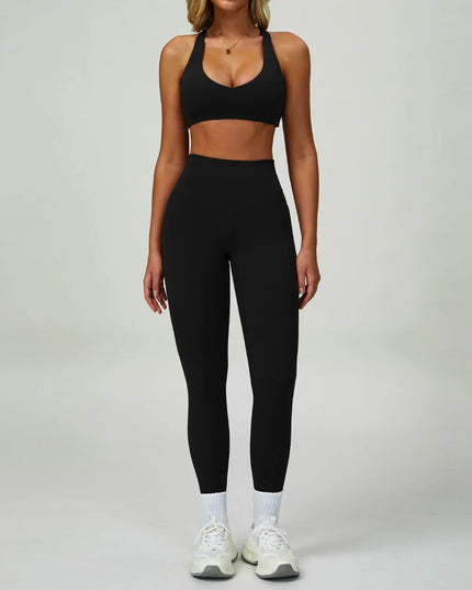 2/3-Piece Activewear Set – Sports Bra & High Waist Leggings Caethelstore.com