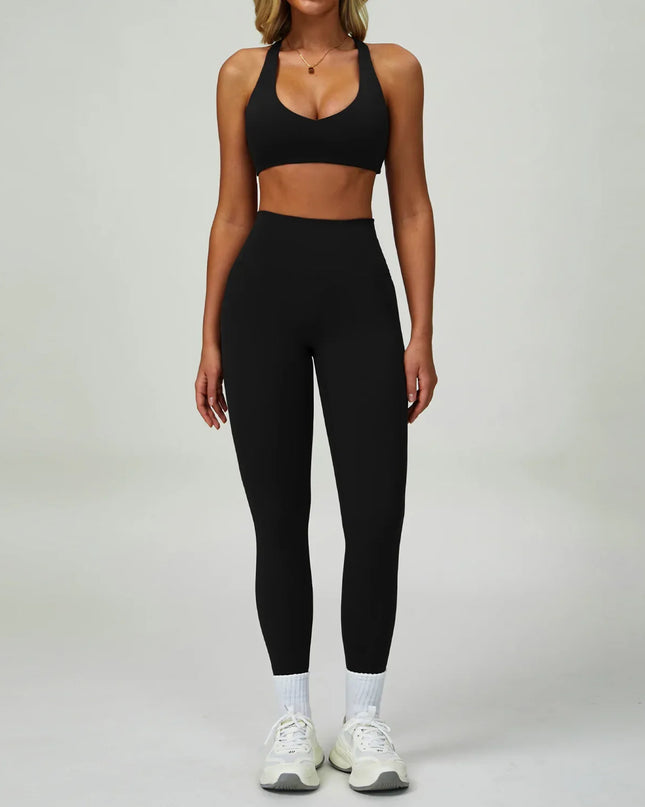 2/3-Piece Activewear Set – Sports Bra & High Waist Leggings Caethelstore.com