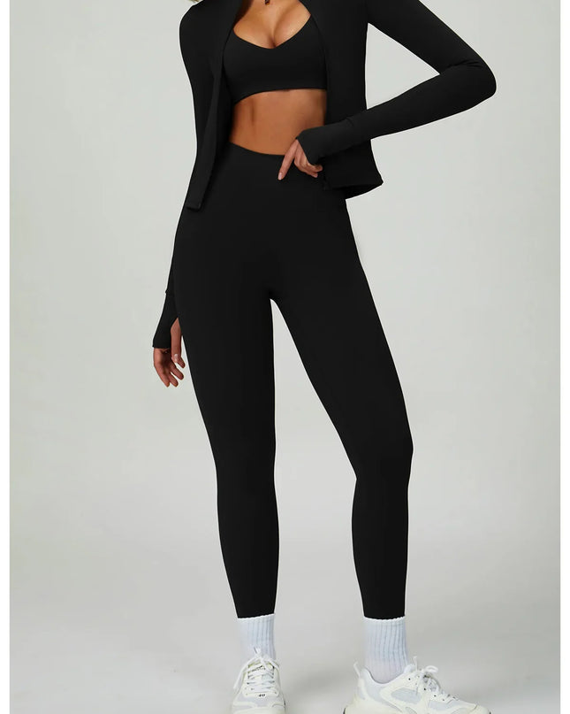 2/3-Piece Activewear Set – Sports Bra & High Waist Leggings Caethelstore.com