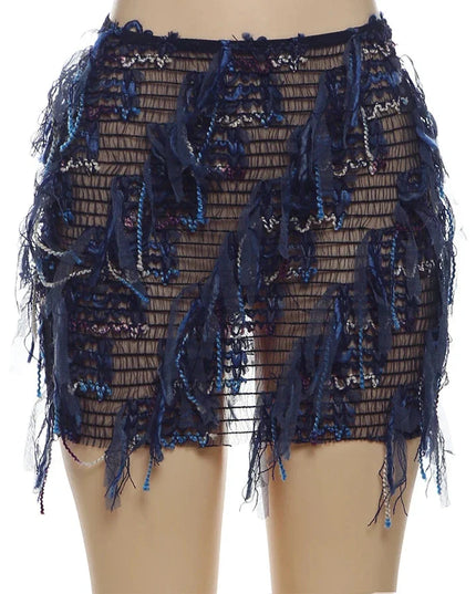 Colorful Tassel Skirt