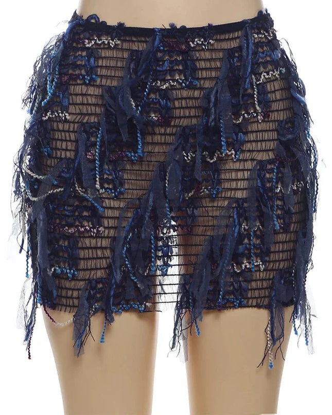 Colorful Tassel Skirt