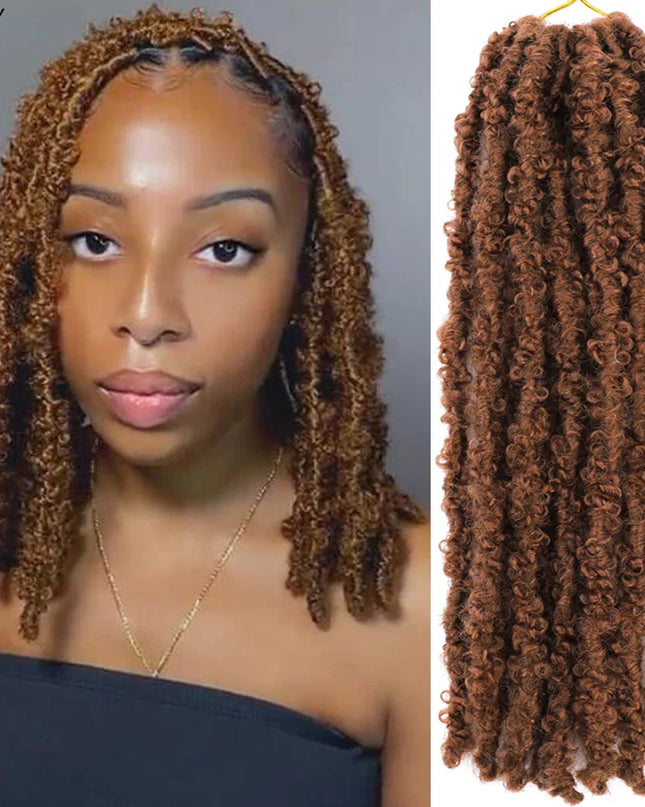 14 12 inch Butterfly Faux Locs Crochet Hair Braids Pre looped Distressed Goddess Butterfly Soft Locs Crochets Braids Cheveux Lok Caethelstore.com