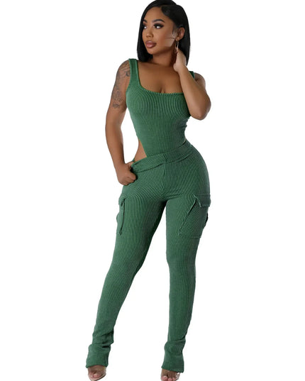 Cargo Pants with Pockets Set