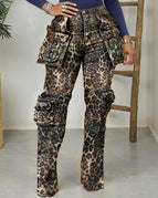 leopard print / S