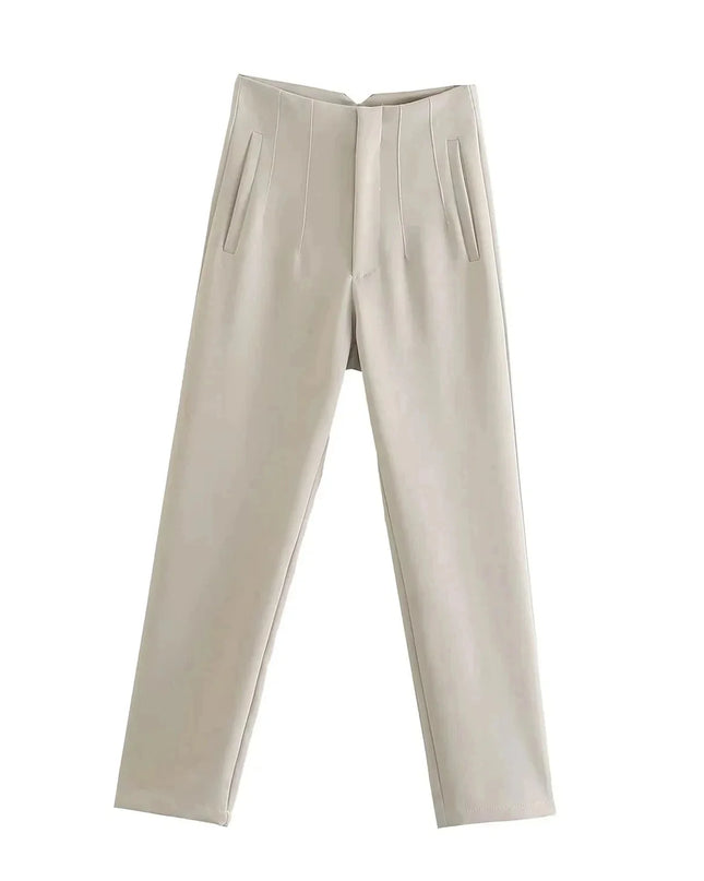 Women’s High Waist Slim Trousers FitiqueFit