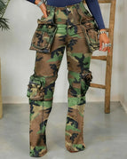 green camouflage / S