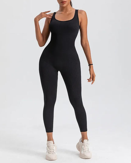 LUX Ribbed Contour Yoga Jumpsuit