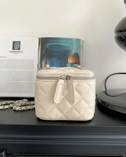 Mini Denim Crossbody Bags for Women | Lingge Chains Shoulder Bag & Fashion Brands Box Bag (Lipstick Coins Purses & Handbags)