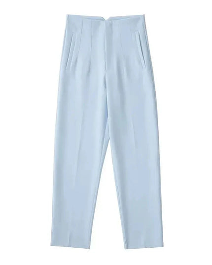 Women’s High Waist Slim Trousers