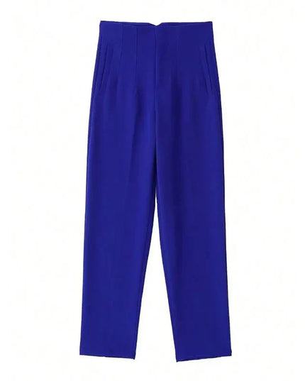 Women’s High Waist Slim Trousers