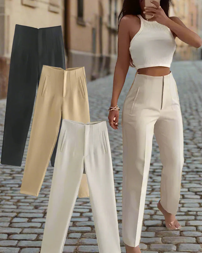 Women’s High Waist Slim Trousers FitiqueFit