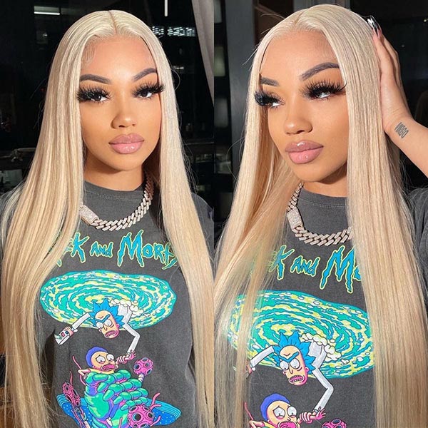 [Save $100] Junoda 613 Blonde Lace Front Wig Pre Plucked Colored Human Hair Wigs junoda