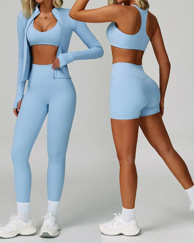 2/3-Piece Activewear Set – Sports Bra & High Waist Leggings Caethelstore.com