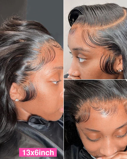 13x4 13x6 Body Wave Lace Front Wig 30 Inch Transparent Lace Frontal Wig Human Hair Wigs For Women Pre Plucked Lace Closure Wig