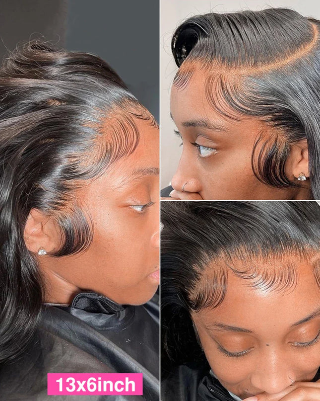 13x4 13x6 Body Wave Lace Front Wig 30 Inch Transparent Lace Frontal Wig Human Hair Wigs For Women Pre Plucked Lace Closure Wig