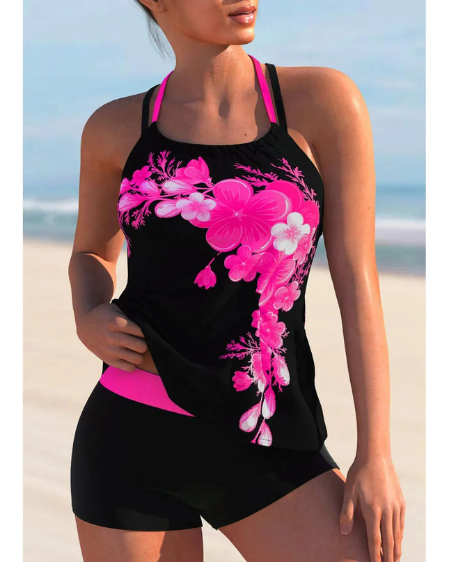 Red Blossom Bikini Set: S-6XL Beachwear Collection